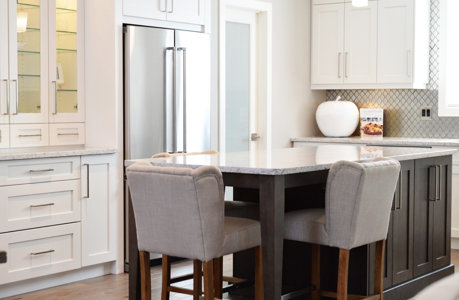 If you have enough floor space to afford a kitchen island, it's a great option for more space to prepare food!