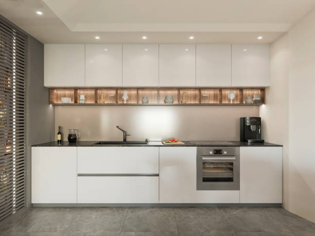 Modern apartment kitchen interior by Kitchens by RUPP